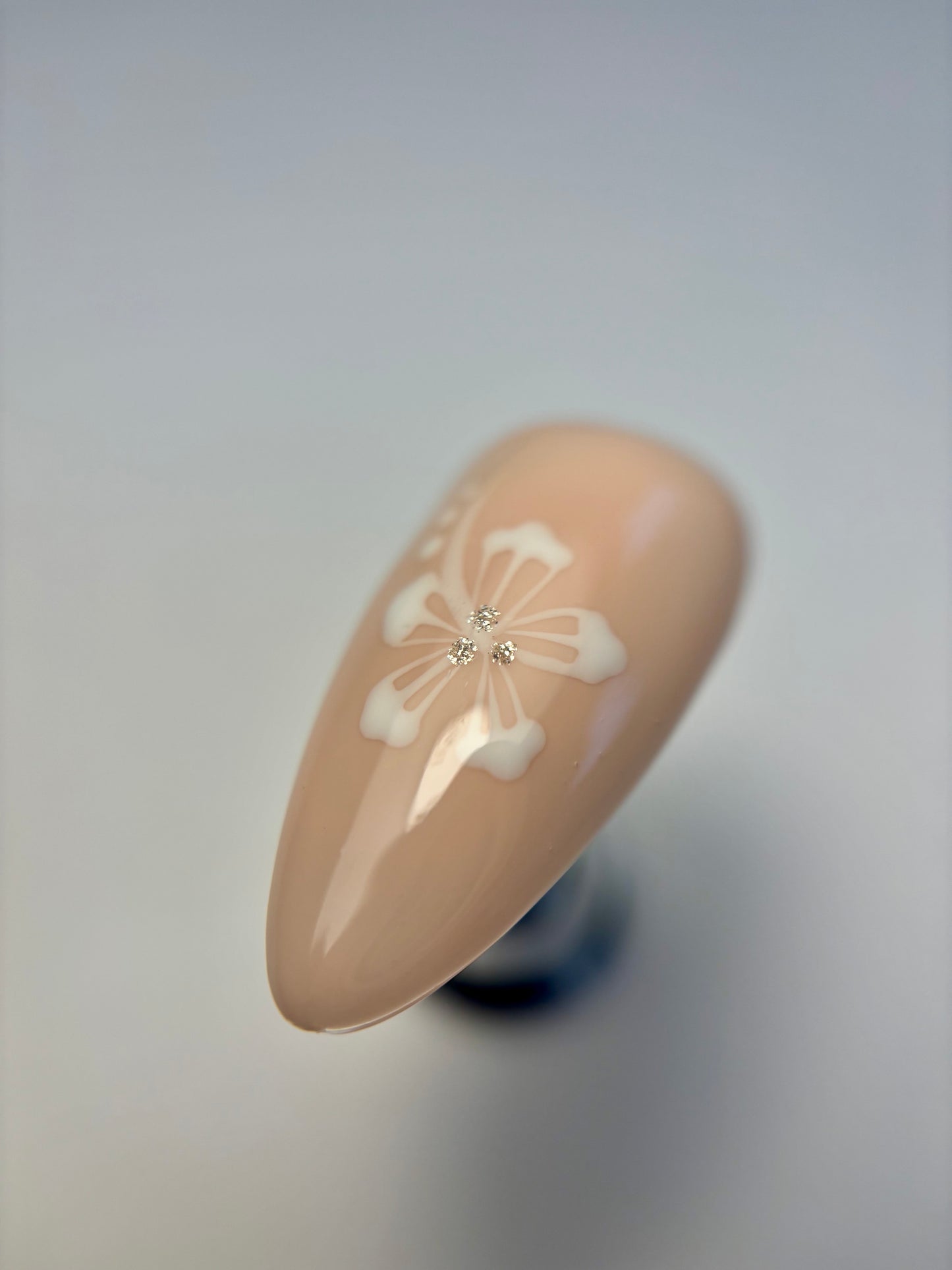 FREE Step-by-step Hibicus Flower Nail Art Tutorial
