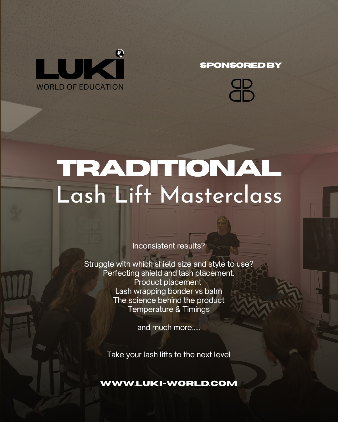 The Ultimate Lash Lift Masterclass UK Tour